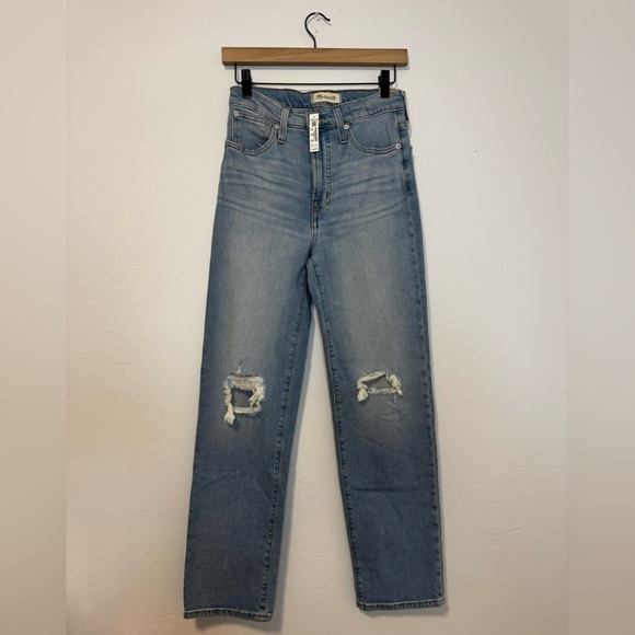 Madewell Denim - NEW Madewell the perfect vintage straight jean Distressed Women's size 25
